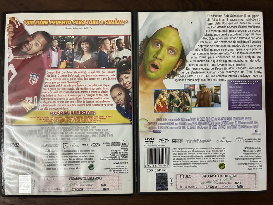 [Pack 2xDVD] “Estás Frito Meu” + ”Um Corpo Perfeito”