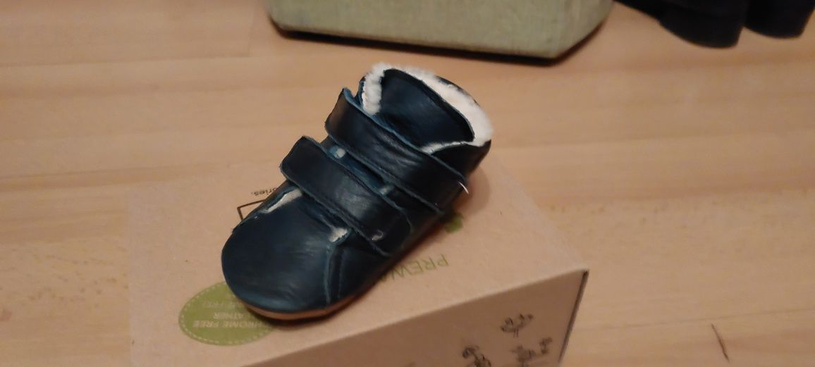 Dziecięce trzewiki froddo prewalkers furry, rozmiar 21, dark blue