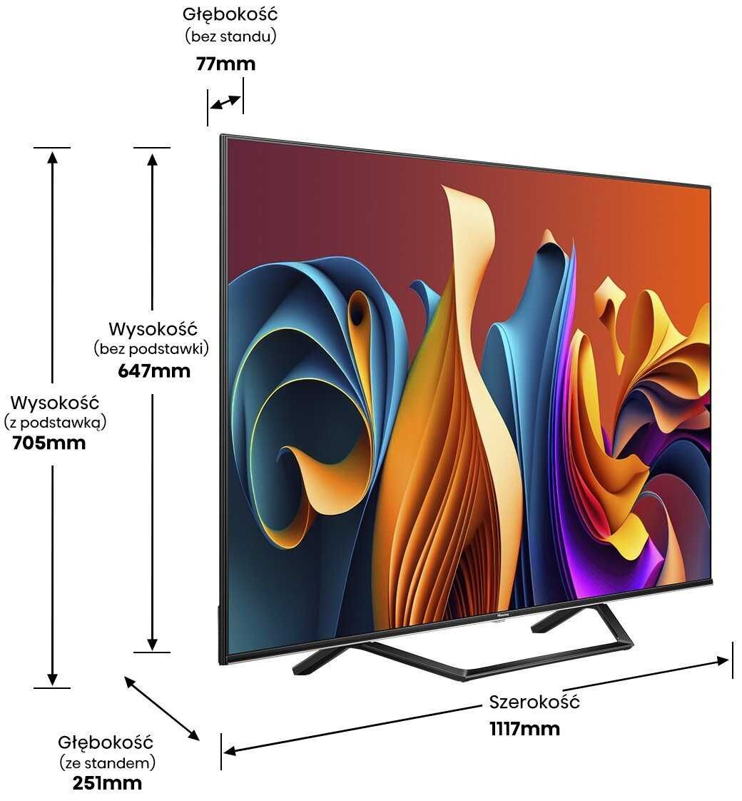 Telewizor Hisense 50A7NQ 50" QLED 4K UHD Smart VIDAA Dolby Vision