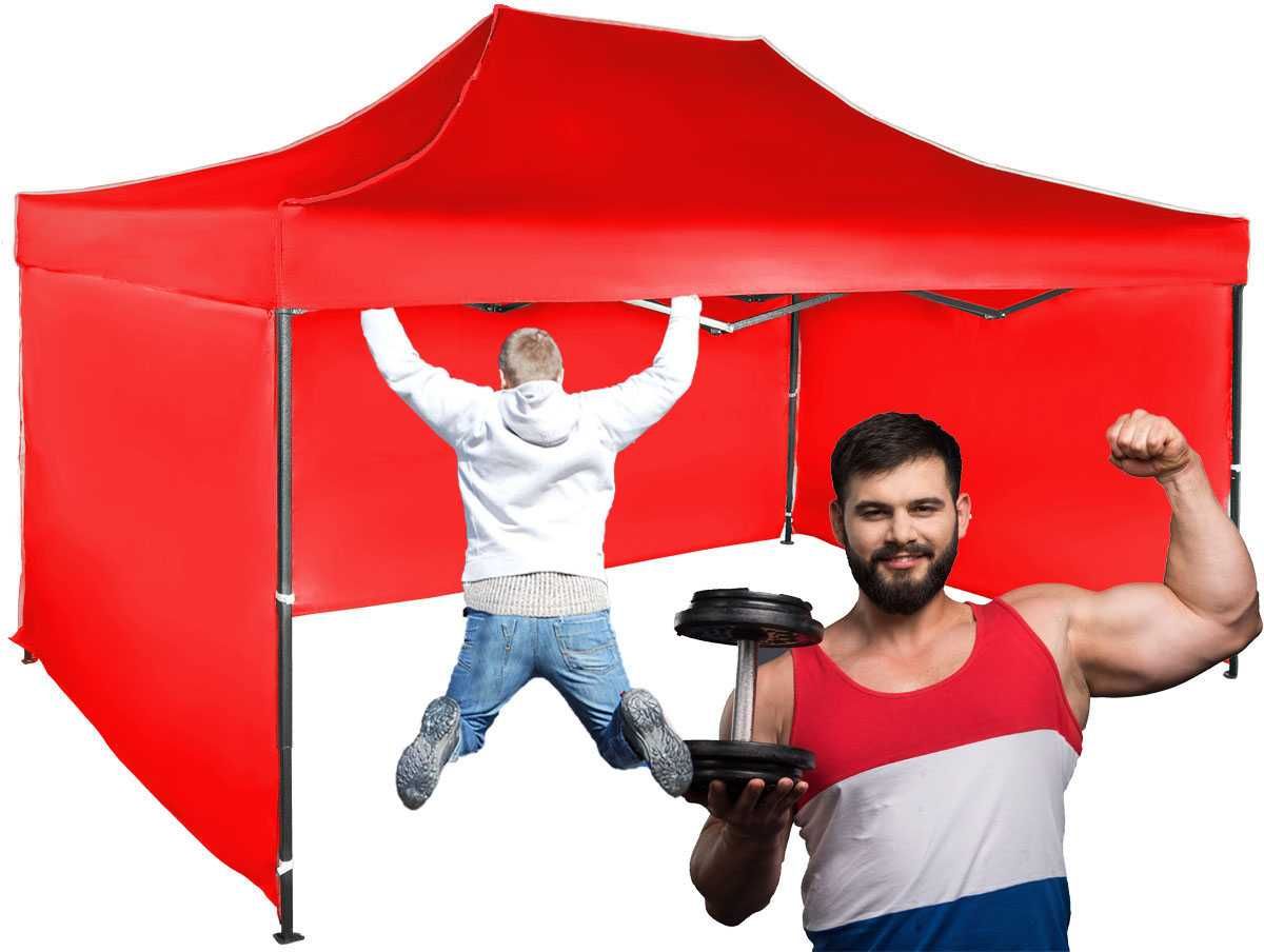 38kg 3x4,5 Namiot Handlowy Expresowy Ogrodowy Automatyczny Składany