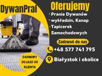 Pranie kanap, dywanów, tapicerki samochodowej – Białystok i okolice