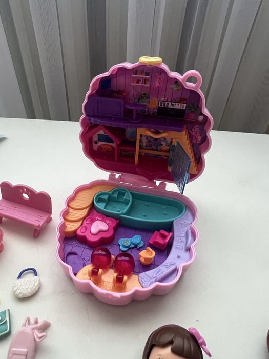 Polly pocket лялечки тваринки аксесуари одяг меблі