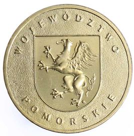 Moneta 2 zł Herby Województw: Województwo pomorskie - 2004