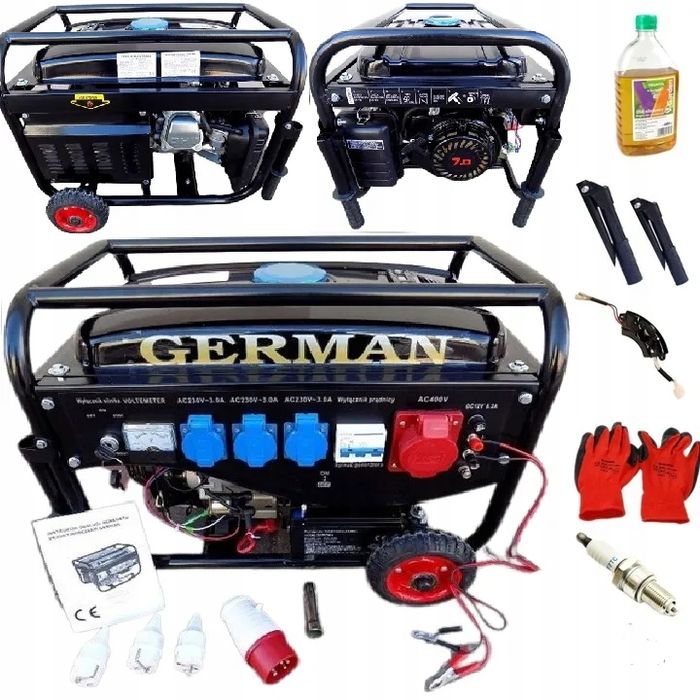 Agregat prądotwrczy E-Start 290 * 0 * W 3,6 * 3 * kVA German Gratisyav