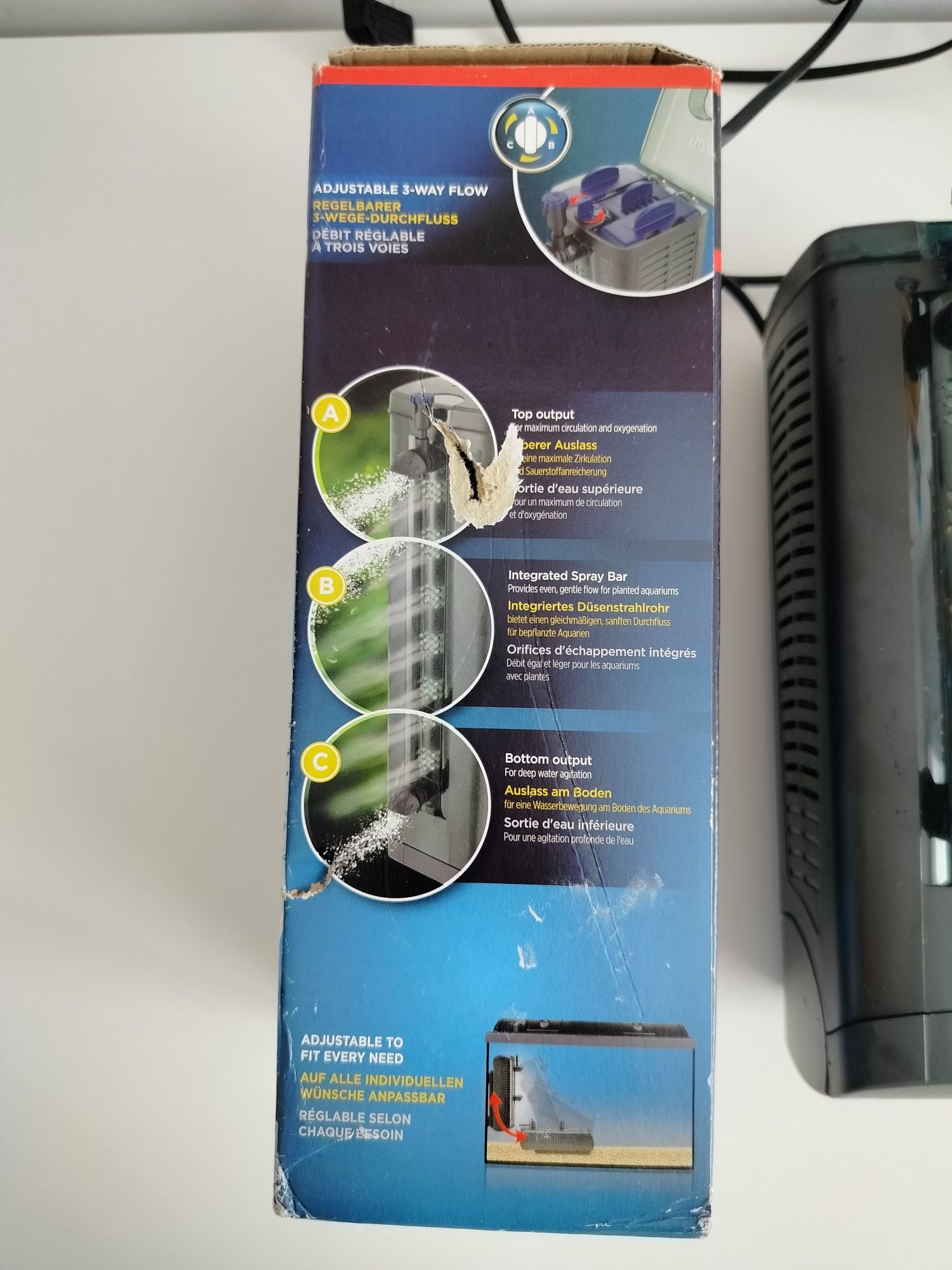 Filtr wewnętrzny Hagen Fluval U3 do akwarium 150l