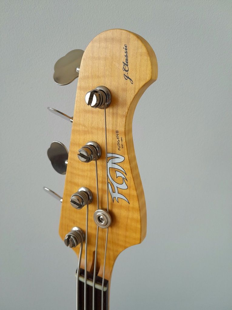 FGN Fujigen J-Classic JJB6R 3 Tone Sunburst Flame Maple Made in Japan