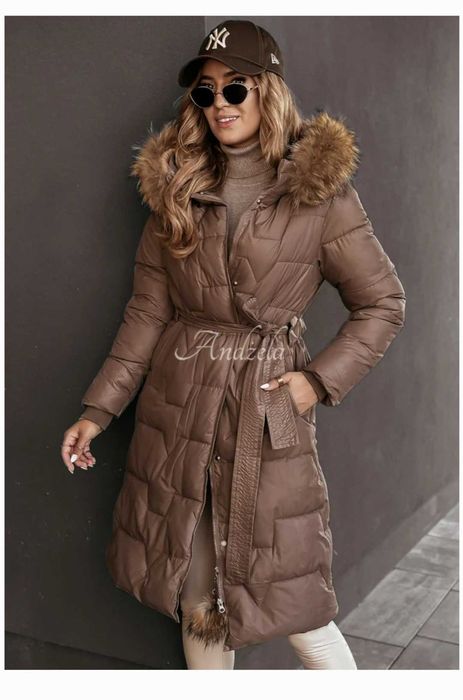 Kurtka pikowana  kaptur