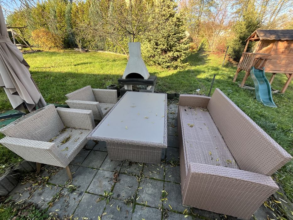 Zestaw mebli ogrodowych technorattan