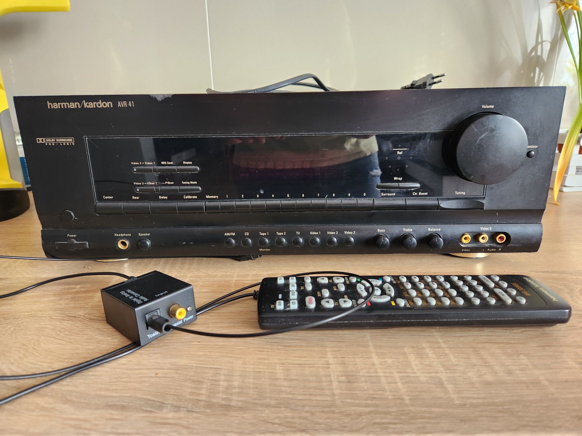 Wzmacniacz Amplituner Harman/Kardon AVR 41 + konwerter + pilot