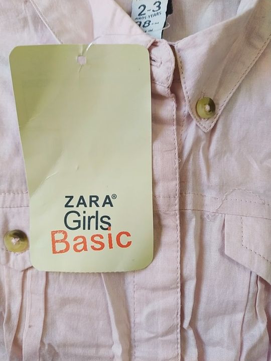 Рубашечка Zara на 2-3 годика