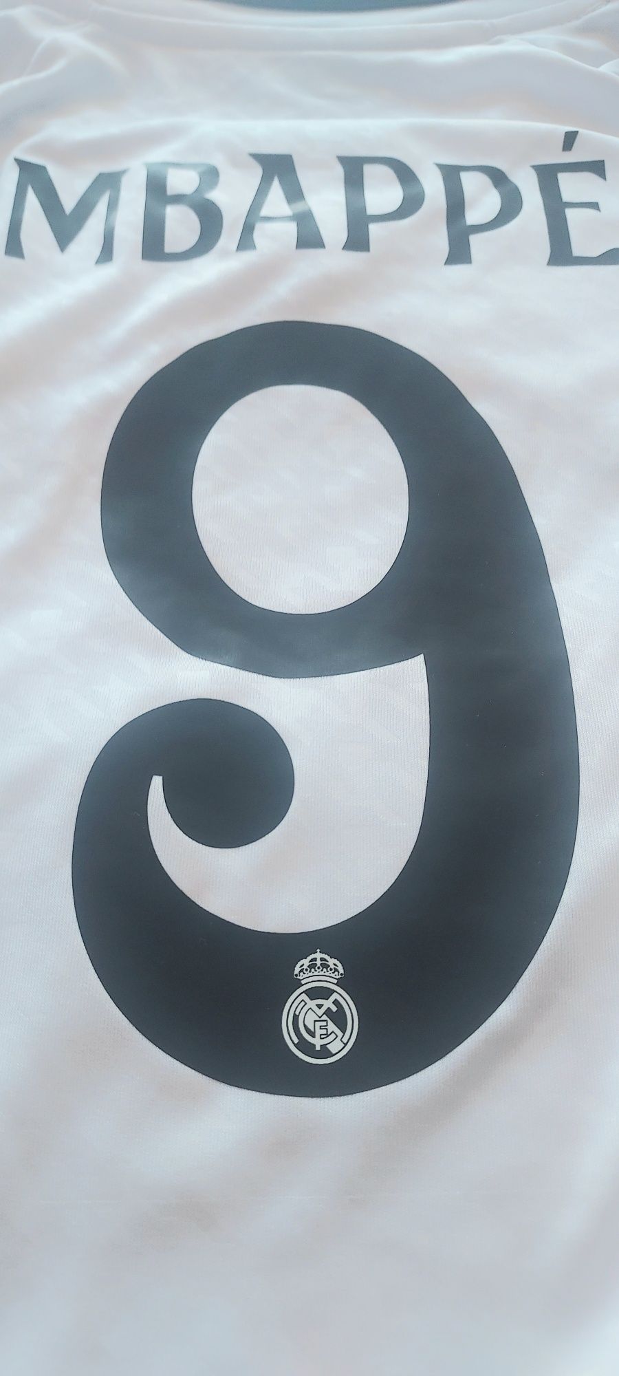 Real Madryt koszulka + spodenki Mbappe 9-11 lat 145-155 CM domowa