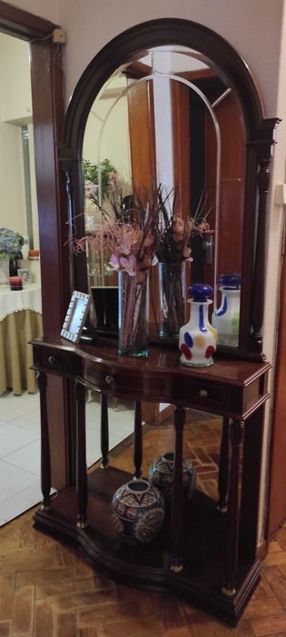 Movel consola com espelho