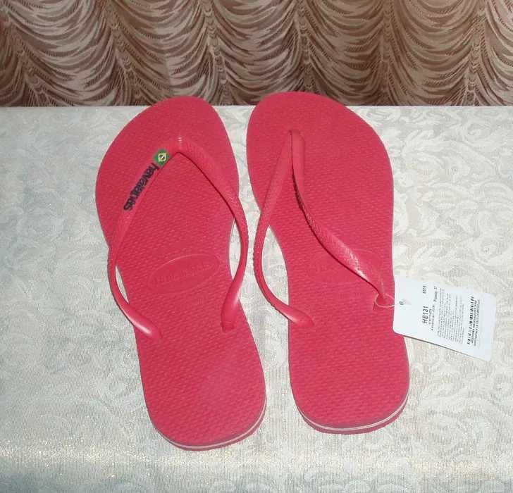 Вьетнамки сланцы бренд Havaianas Бразилия 37/38 р - 24 см