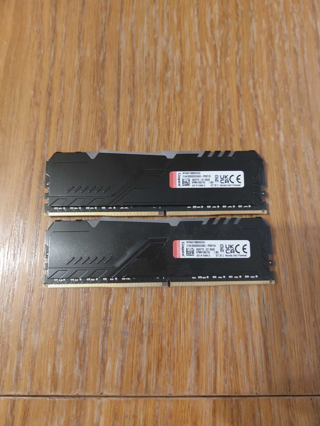 Kingston FURY  (2x32GB) DDR4 3600 MHz Beast RGB (KF436C18BBAK2/64)