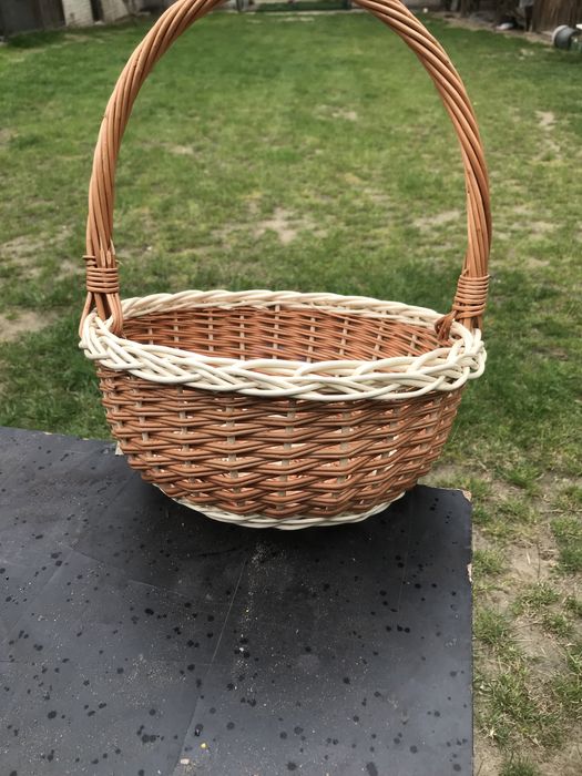 Koszyk wiklinowy na słodycze grzyby owoce nowy