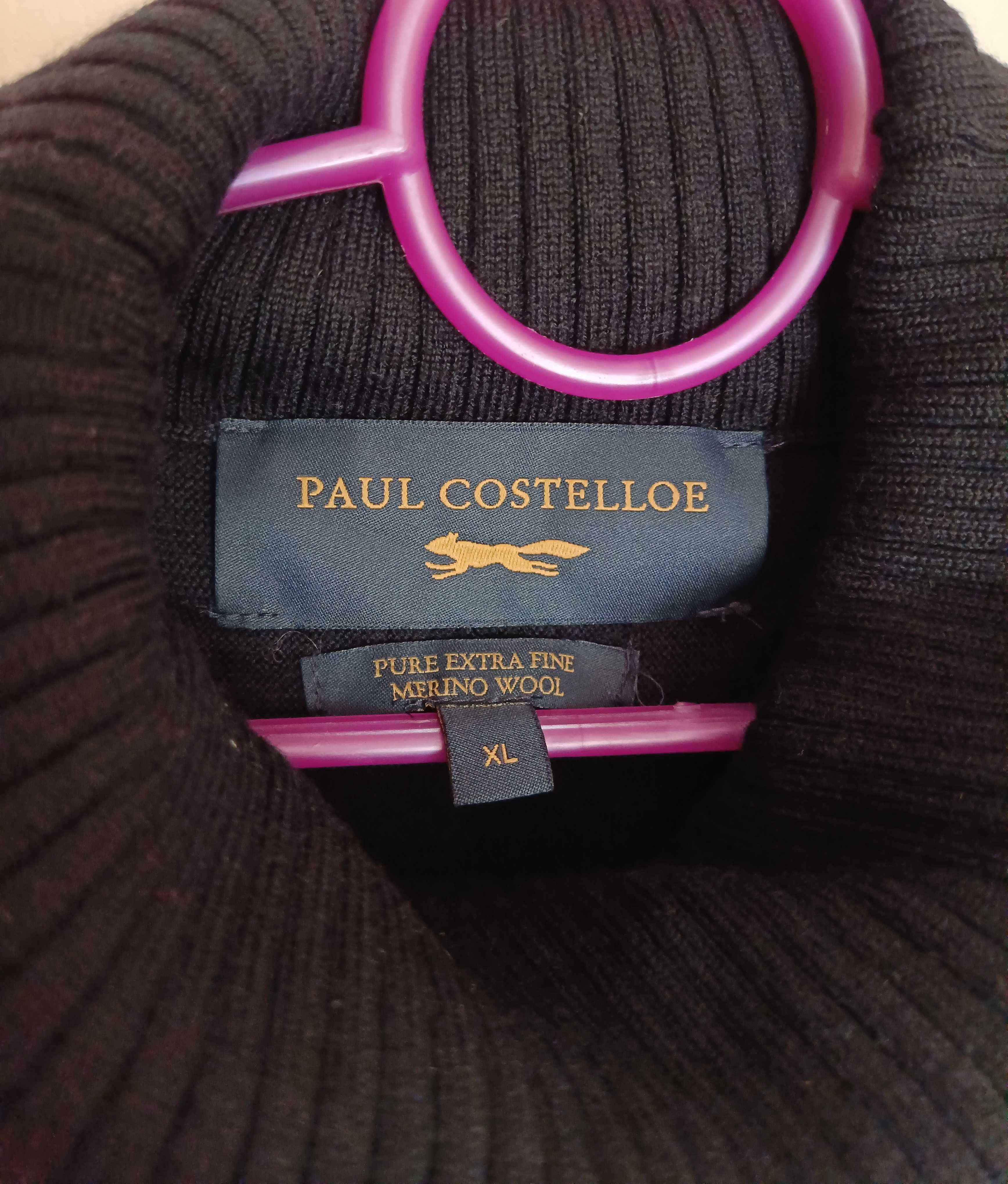 Свитер кофта Paul Costelloe  р.XL 100% 'экстра шерсть мериноса