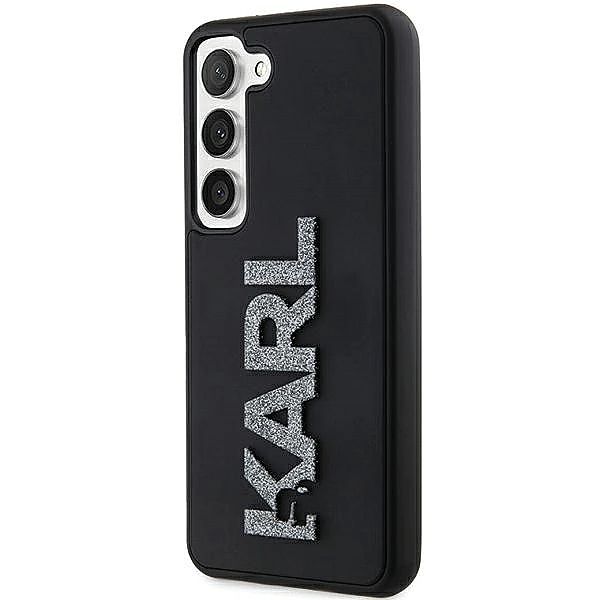 Etui Karl Lagerfeld 3D Rubber Glitter Logo na Samsung Galaxy S23 - cza