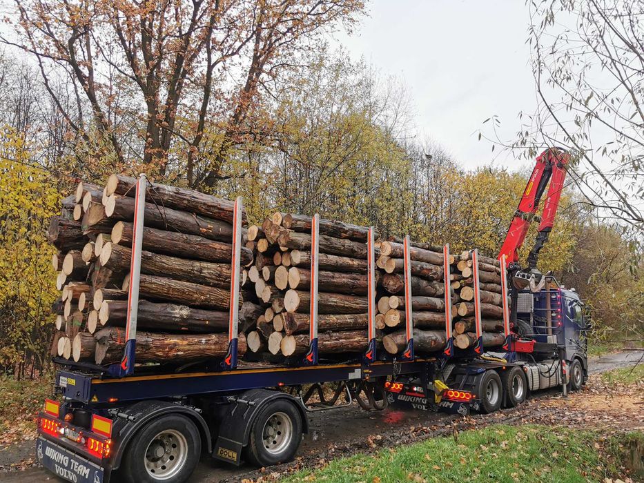 Drewno Opałowe Kominkowe Buk Grab Sezonowany Transport