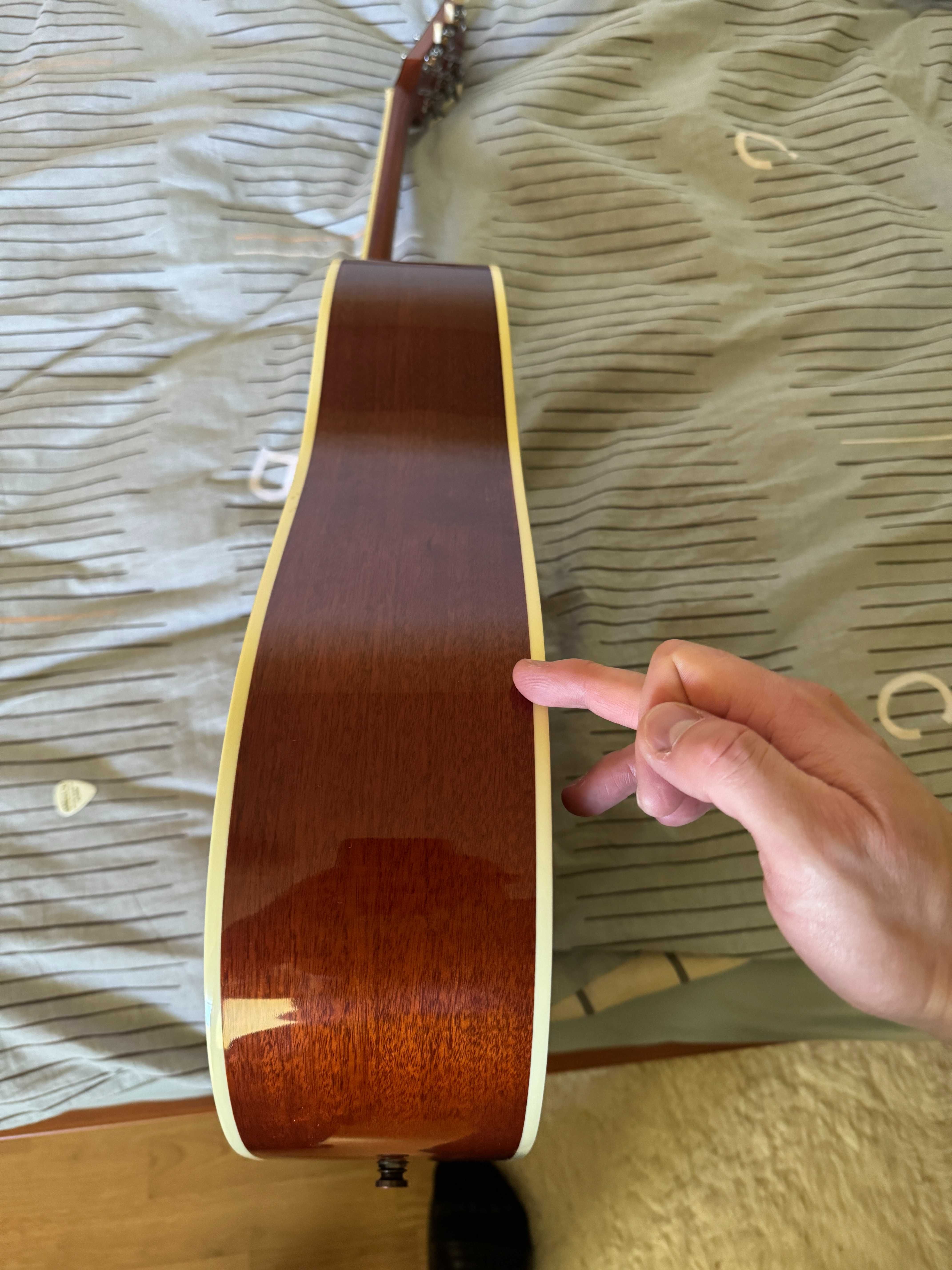 Gitara Gibson Hummingbird - Honey Burst - super stan!