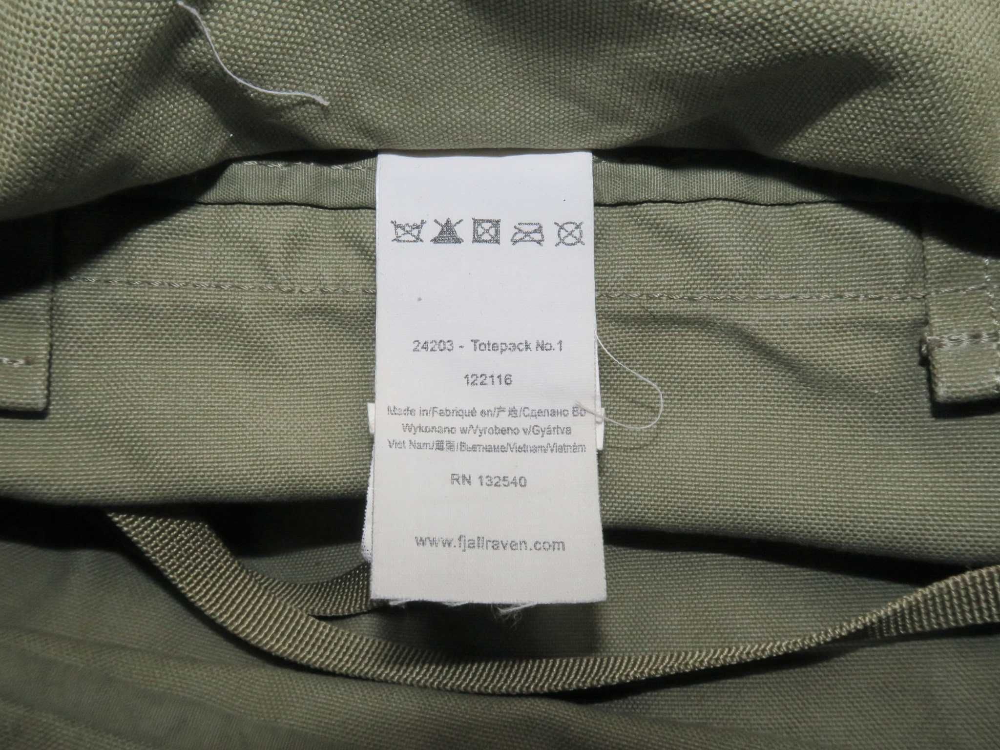 Fjallraven duży plecak torebka