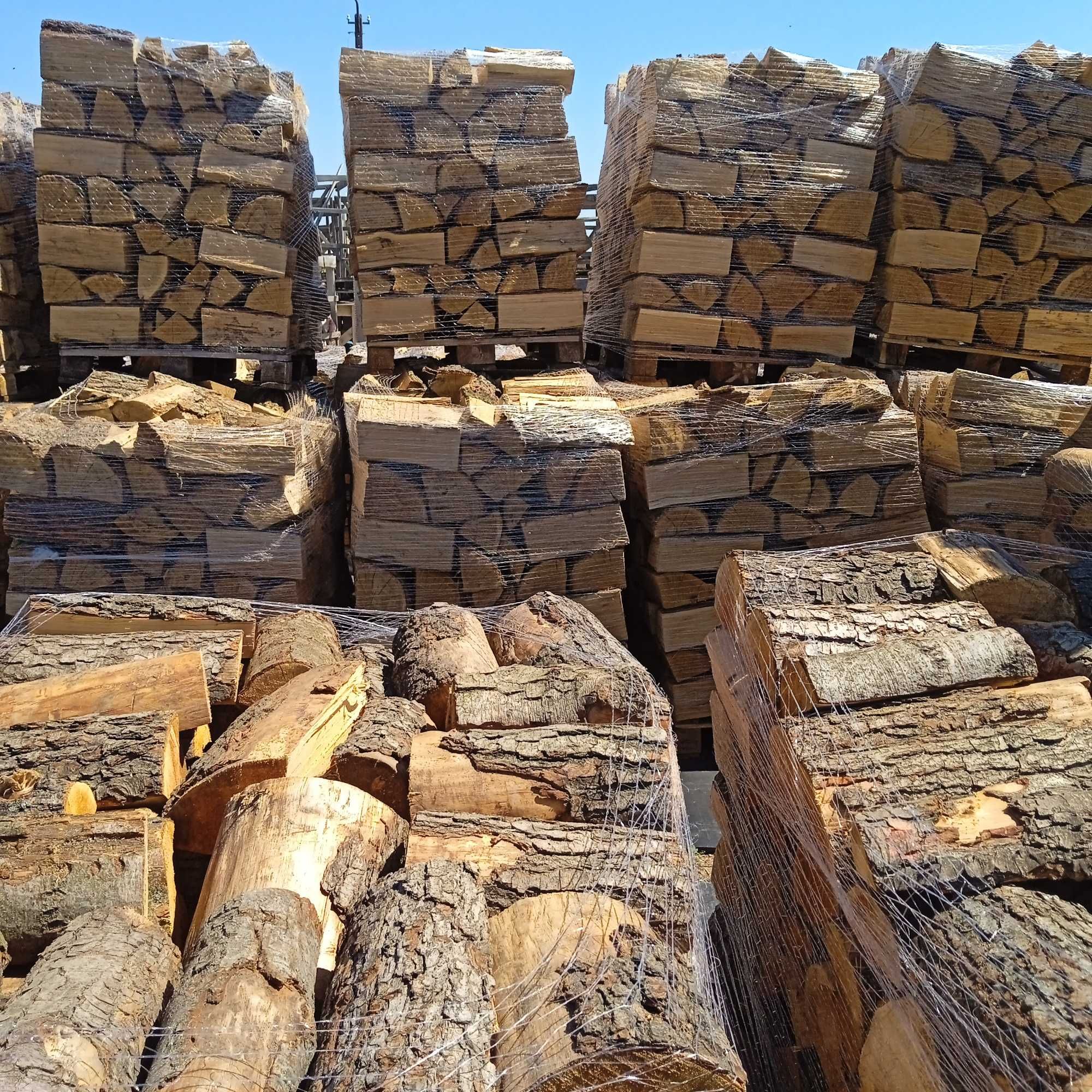 Drewno kominkowe suche dab opałowe lisciaste duży worek
