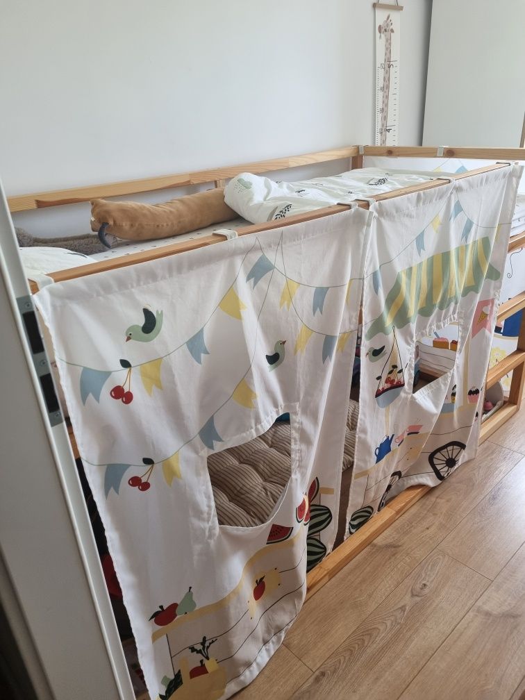 Łóżko pietrowe, dwustronne IKEA Kura + GRATIS! 90 x 200