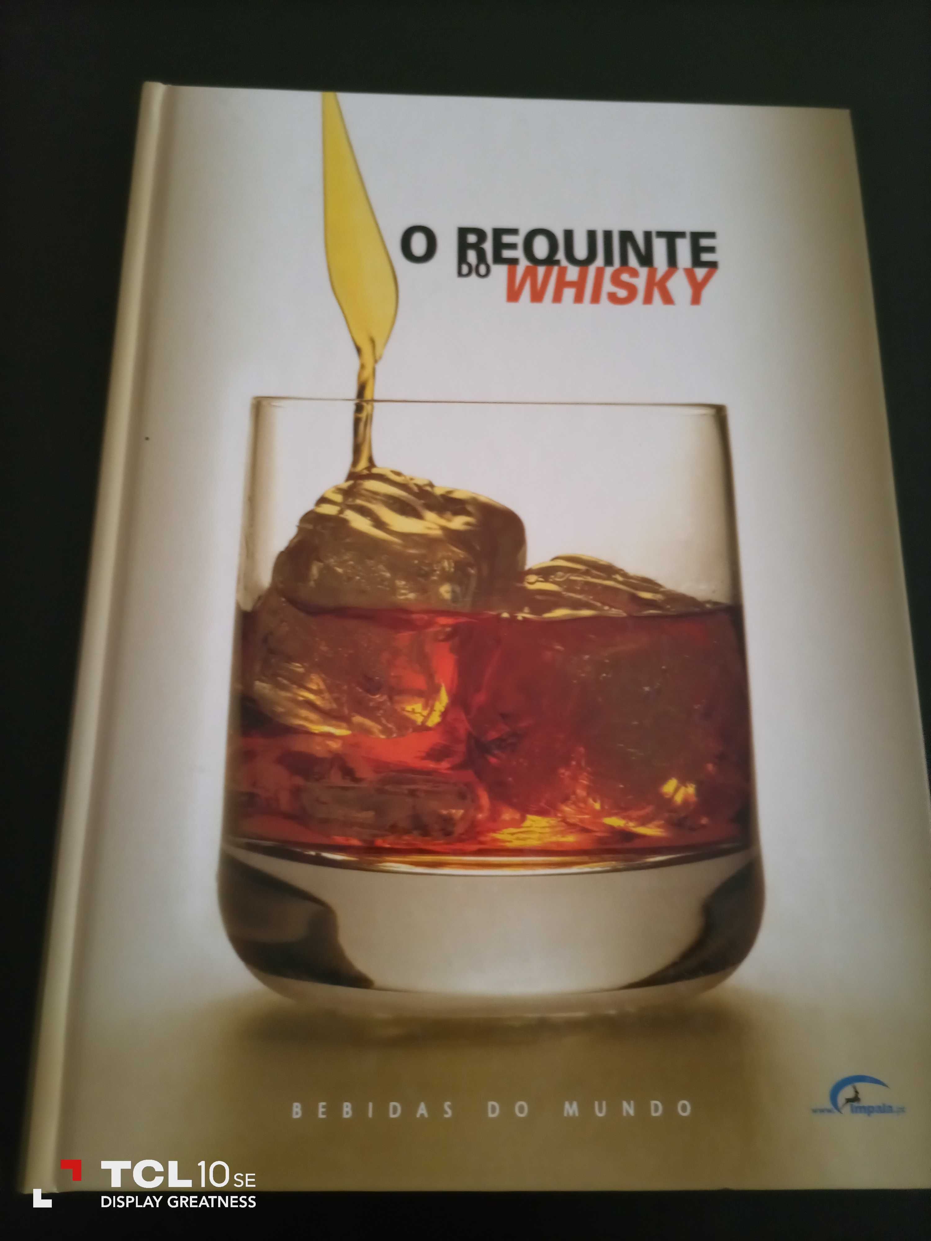 Livro com receitas - O requinte do whisky