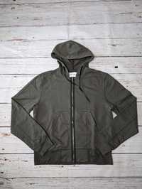 Zapinana Bluza z kapturem zip hoodie our legacy khaki