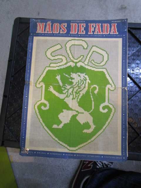 Revista bordados com simbolo Sporting Clube Portugal