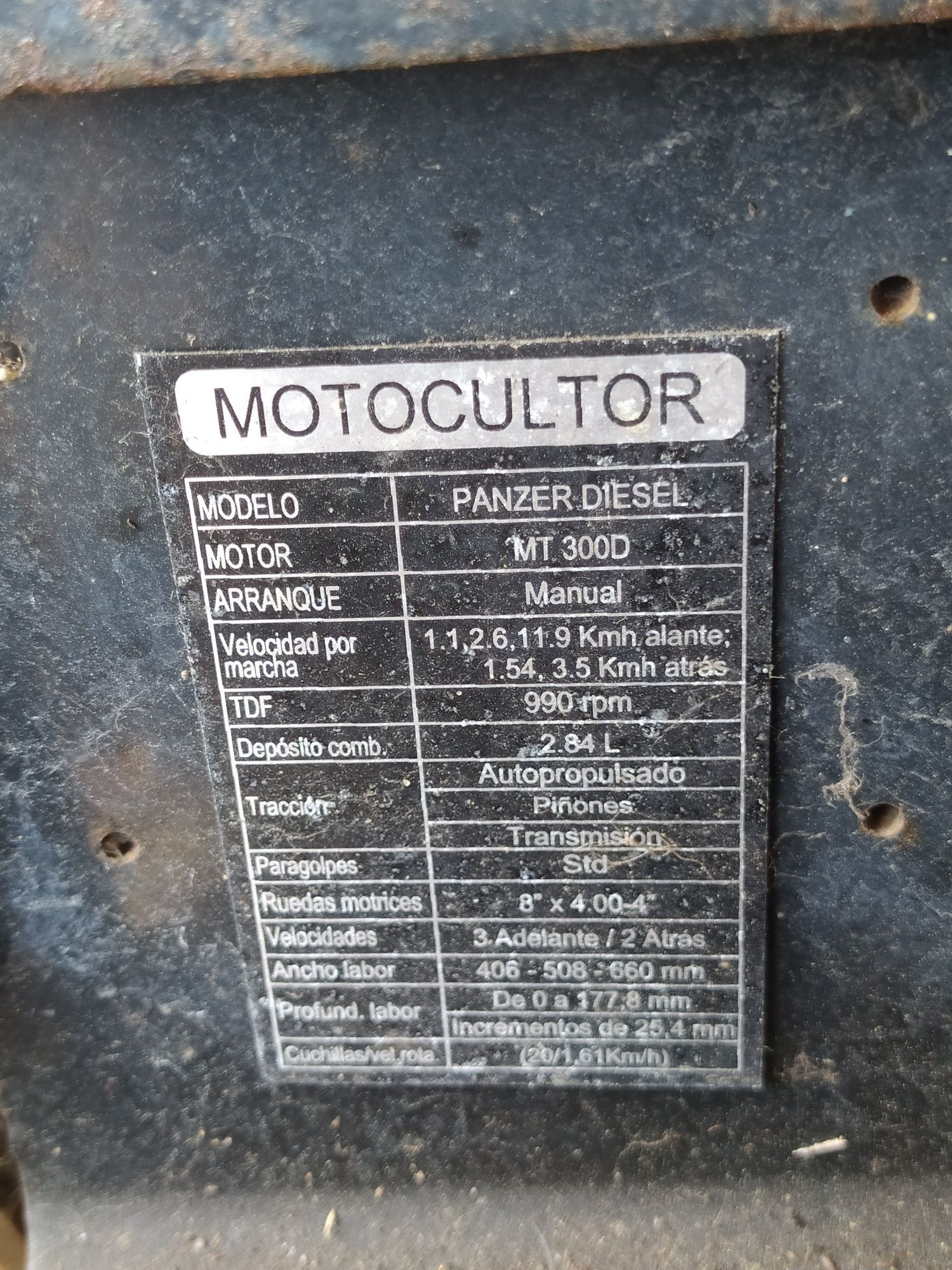 Vendo moto cultivadora