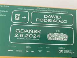 Bilet wstępu na koncert Dawida Podsiadło w Gdańsku 2.06.2024r