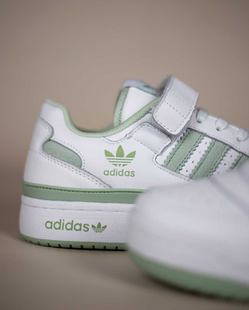 Жіночі кросівки Adidas Forum 84 Low White Green