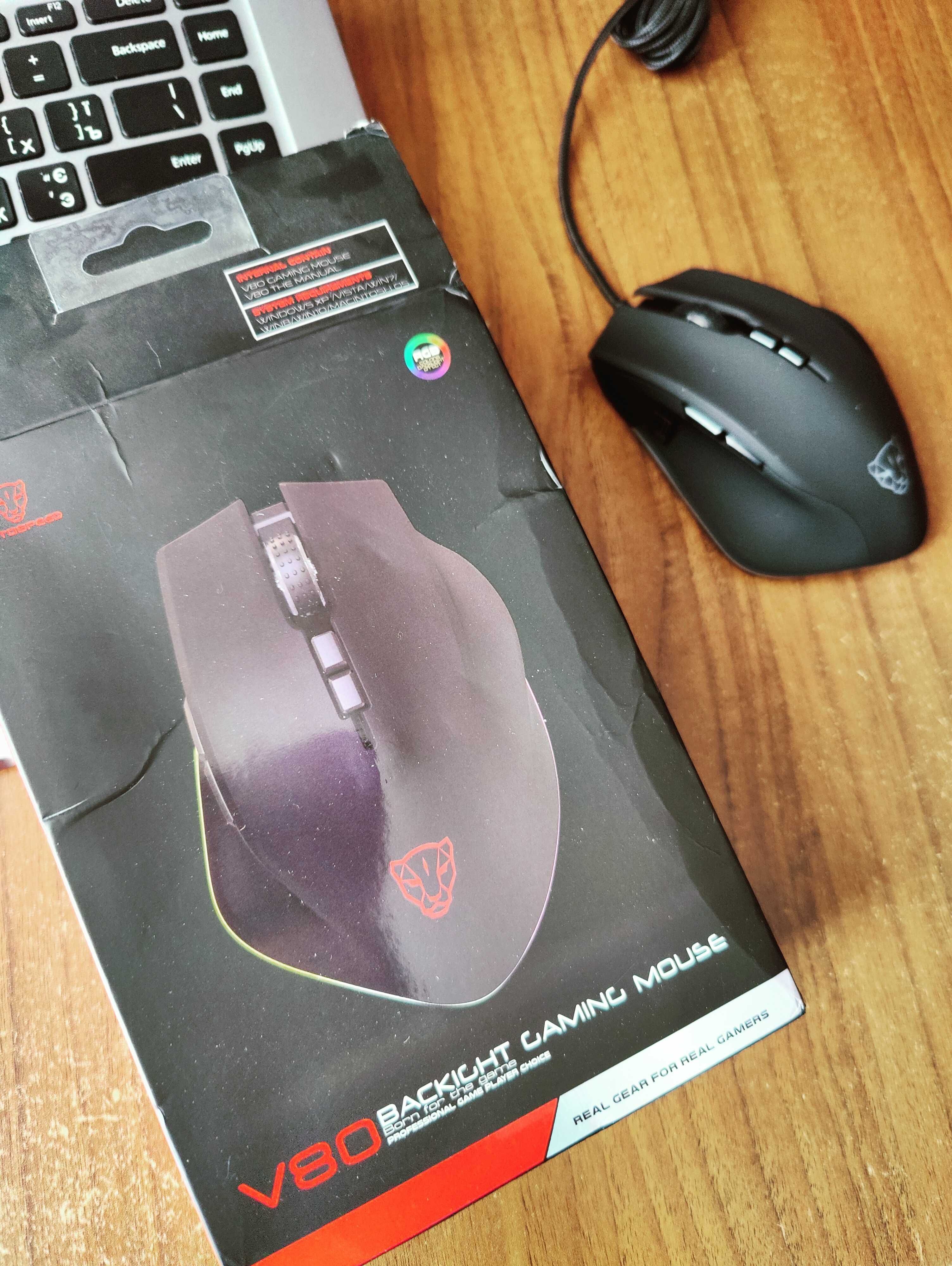 Игровая мышка Protech Motospeed V80 RGB Gaming mouse