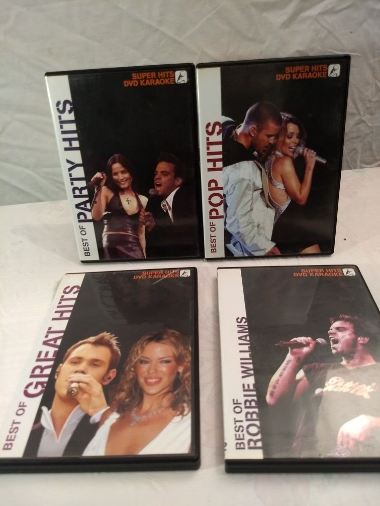 4 DVDs Karaoke Party Pop Hits - A festa em casa!
