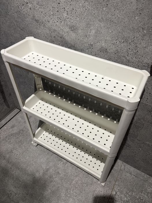 Ikea wozek bialy plastikowy