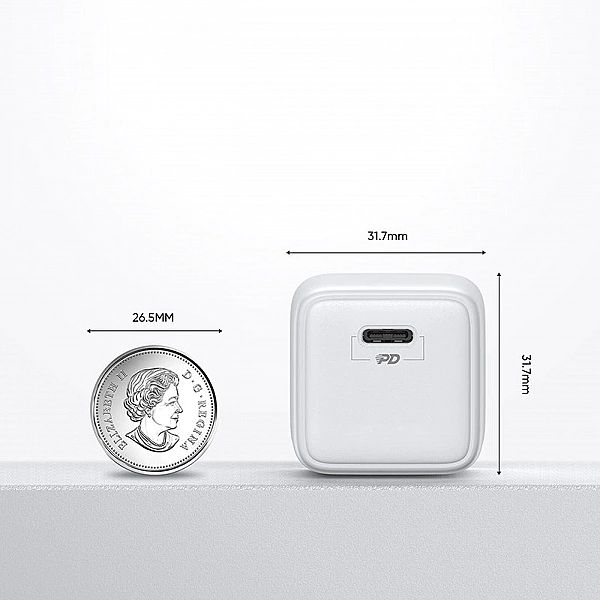 Joyroom szybka ładowarka sieciowa USB Typ C 25W 3A wtyczka EU biały (L