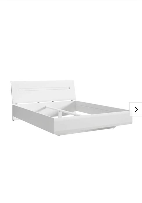 Łóżko 160x200cm biały połysk - 70%!