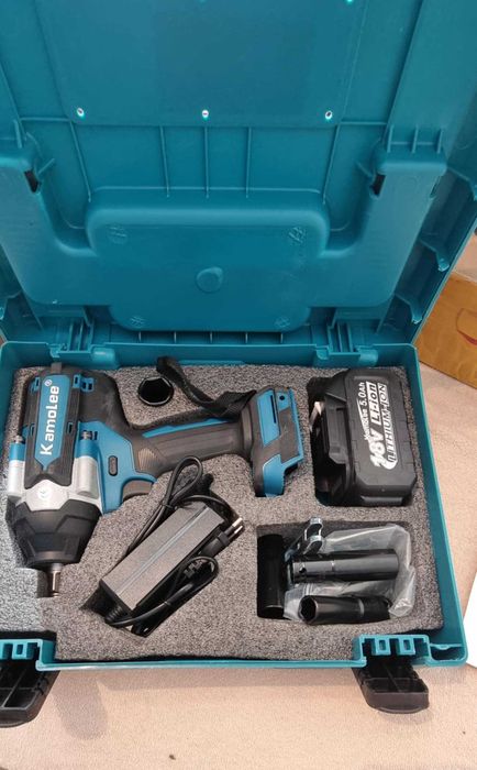 Bezszczotkowy elektryczny klucz udarowy 18 V Lekki 1800 N.M