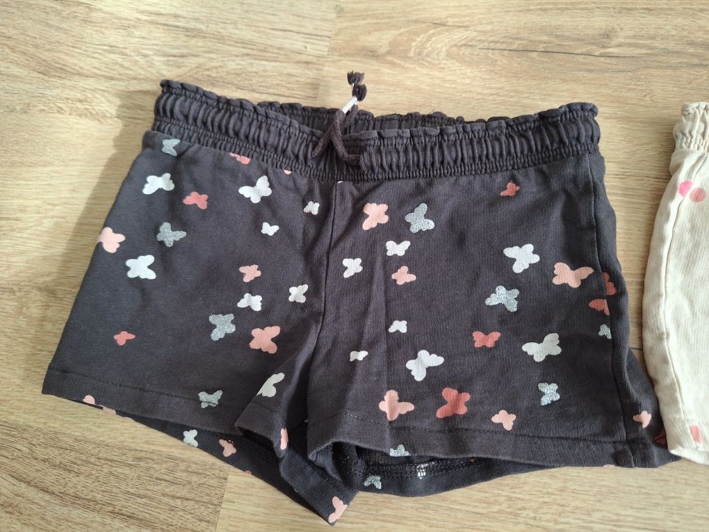 Zestaw 3 szt krótkie spodenki rozmiar 116 h&m reserved