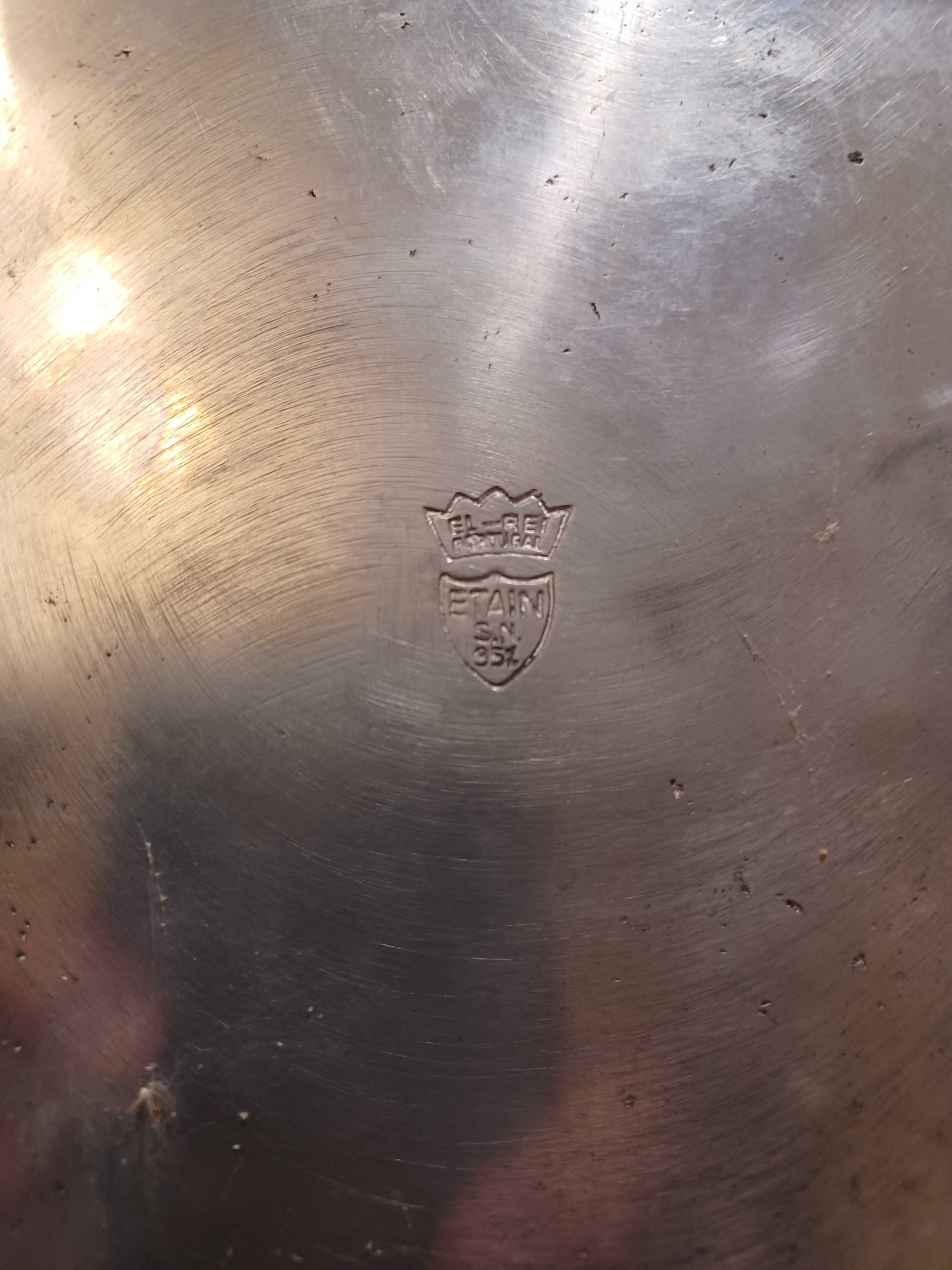 Relógio de Mesa em estanho