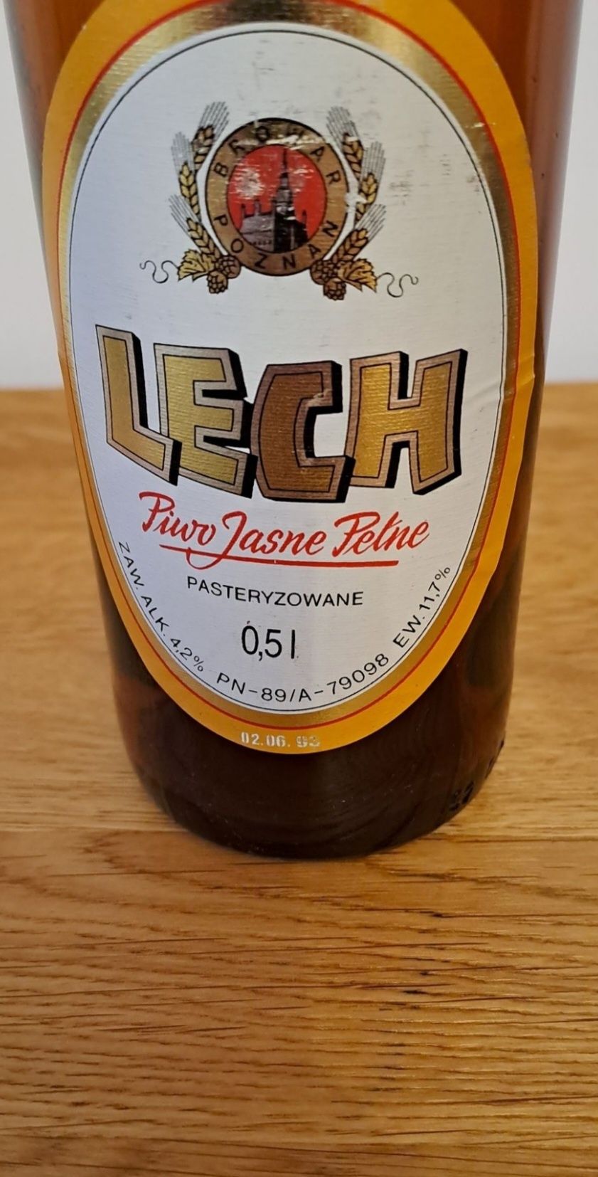 Butelka 0,5 litra Lech Pils oryginalna