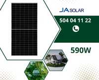 Panele Fotowoltaiczne 590W Moduł PV JA Solar JAM72D40-590/LB_SF