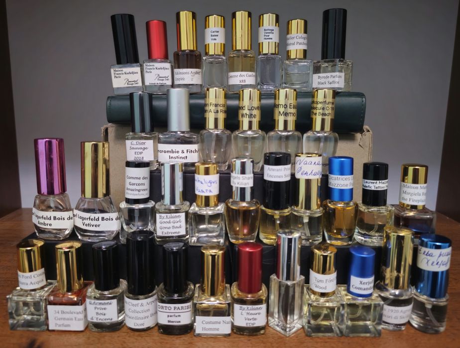 Відливанти окремо та наборами (массмаркет, ніша та елітні)