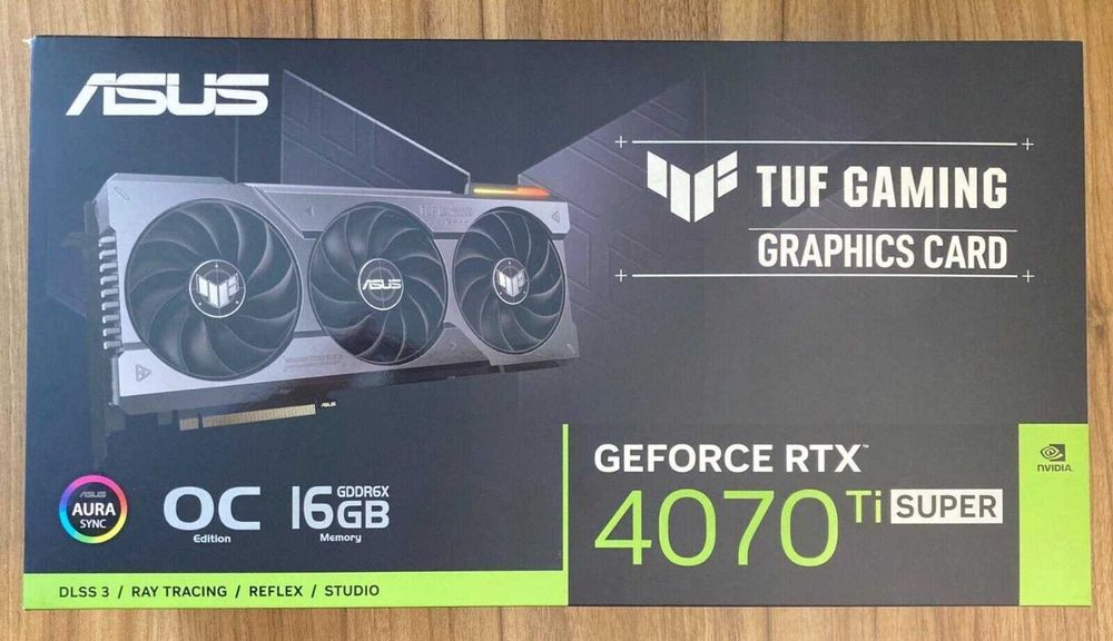ASUS TUF RTX 4070 Ti SUPER 16GB — топова відеокарта в ідеалі