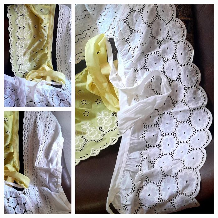 Aventais suíços,lenços, golas