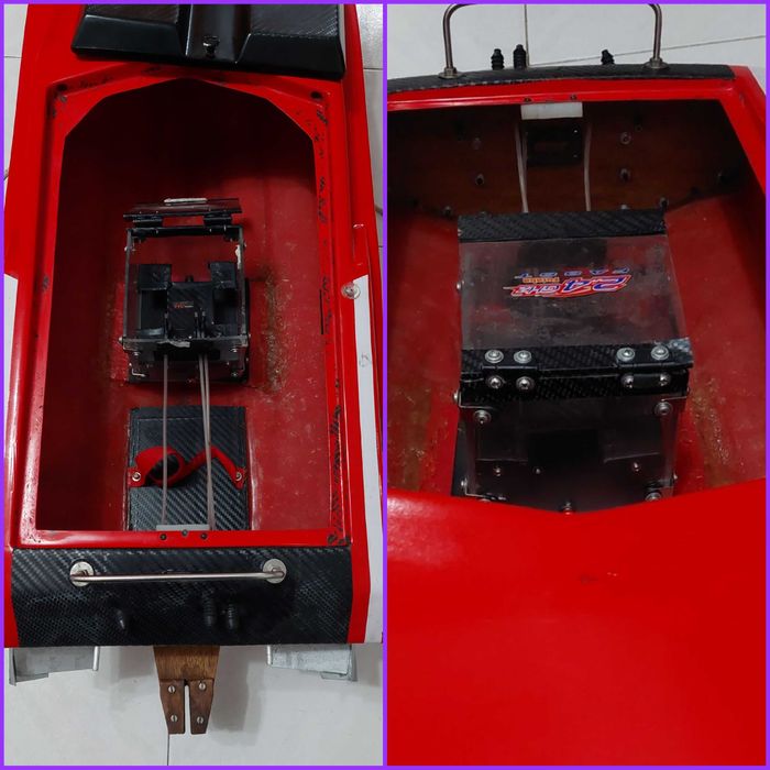 Lancha / barco RC Casco em Fibra. Modelismo Baixa de preço