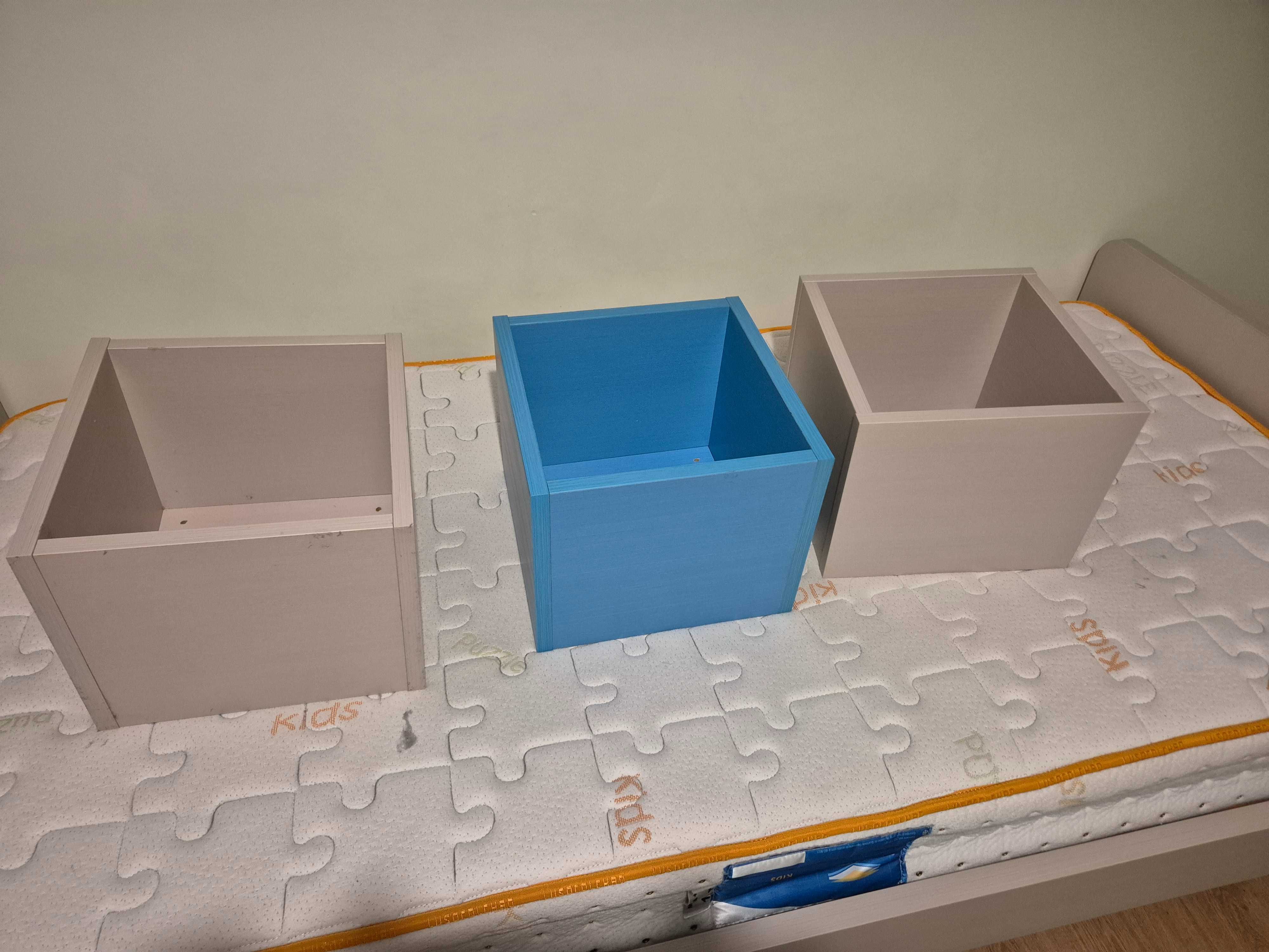 Cama de criança c/ 2 gavetões + estrado + colchão