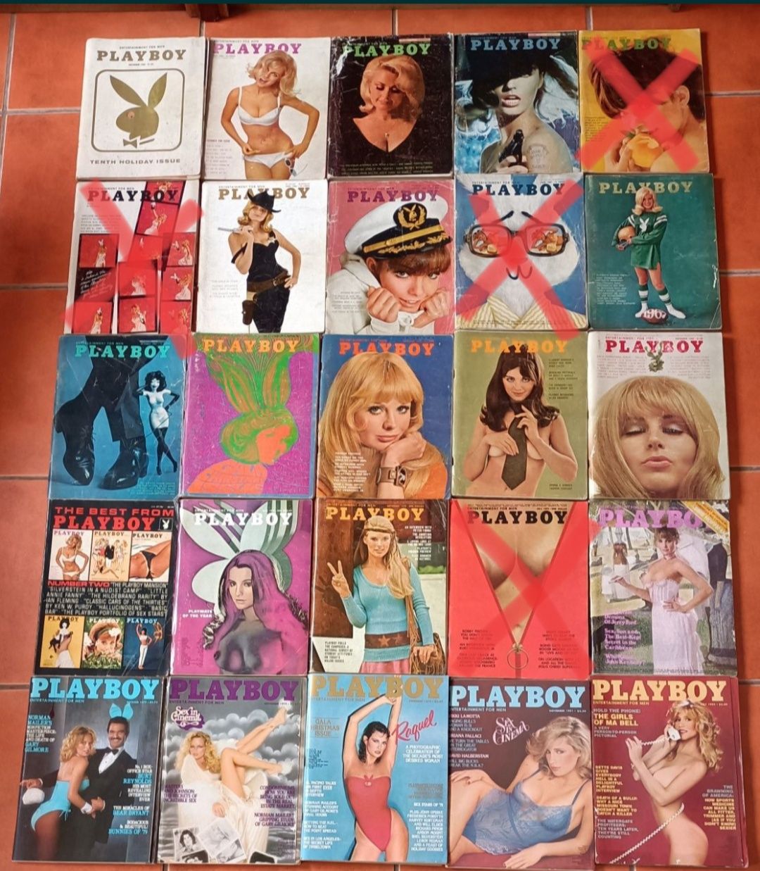 75 Revistas Playboy, Penthouse, Newlook e outras