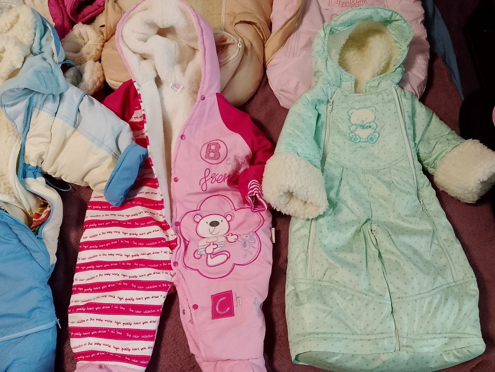 Комбинезоны для девочки зима,весна. 0-1,5 года !