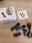 Bezprzewodowy mikrofon krawatowy Moman CP1 do iPhone’a, nowy